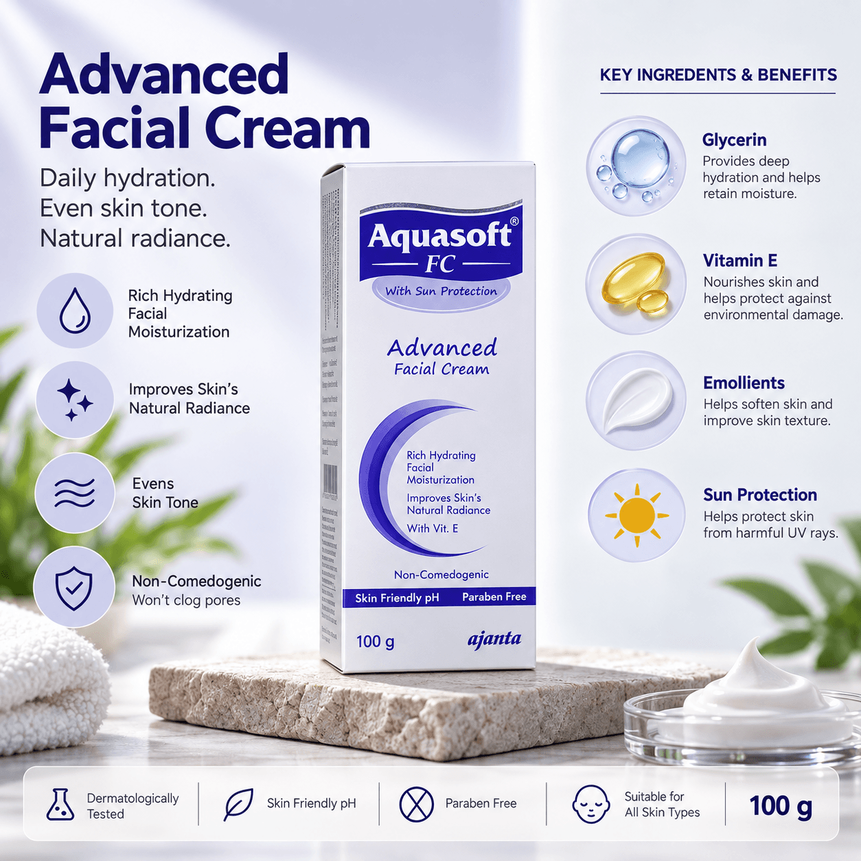 Aquasoft FC 100gm Cream
