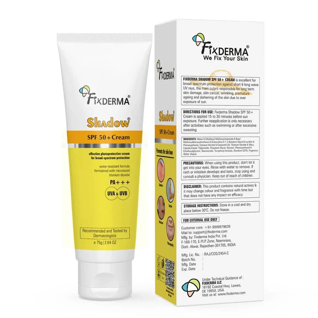 Shadow SPF 50 cream - ingredients