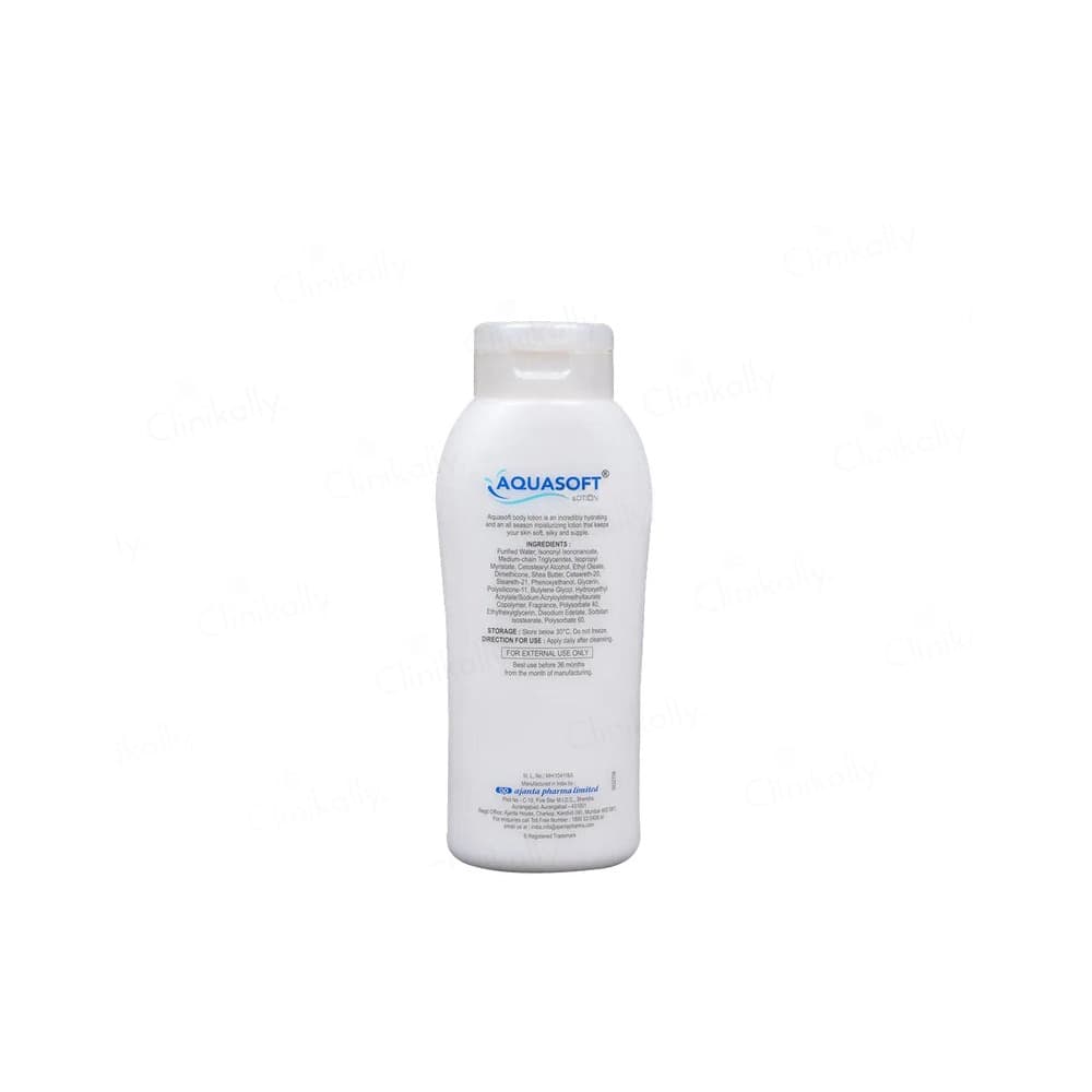 Aquasoft Lotion 100ml - benefits